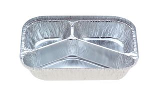 RECTANGLE SHALLOW FOIL TRAY 550ML