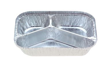 RECTANGLE SHALLOW FOIL TRAY 550ML