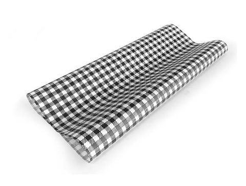 1/2 CUT LUNCHWRAP - CHECKERED BLACK