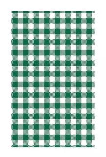 1/4 CUT LUNCHWRAP - CHECKERED GREEN
