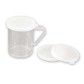 SALT DREDGER-PLASTIC 3 LIDS 250ML