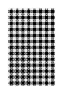 1/4 CUT LUNCHWRAP - CHECKERED BLACK