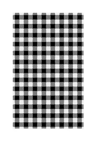 1/4 CUT LUNCHWRAP - CHECKERED BLACK