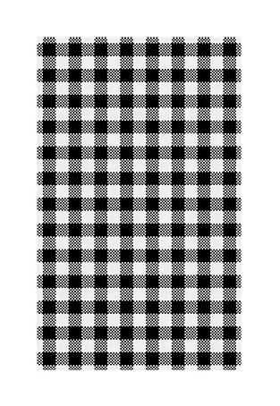 1/4 CUT LUNCHWRAP - CHECKERED BLACK