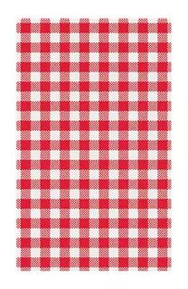 1/4 CUT LUNCHWRAP - CHECKERED RED