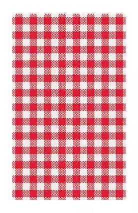 1/4 CUT LUNCHWRAP - CHECKERED RED