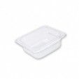 FOOD PAN-PC, CLEAR, 1/6 SIZE 150MM