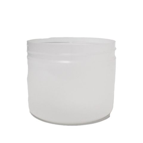 100G WHITE PP COSMETIC JAR 66MM SCREW NECK