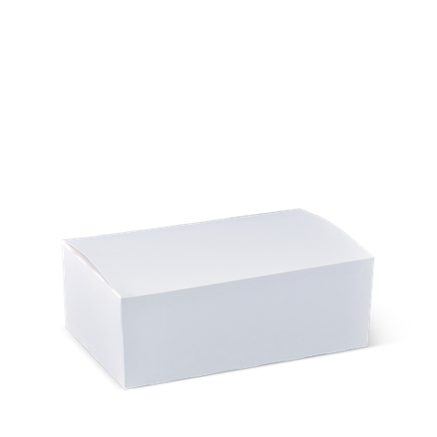 MED SNACK BOX PLAIN WHITE (K213S0001)(500CTN)