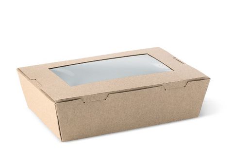 SMALL BROWN WINDOW LUNCH BOX(L564S0010) (50/200)