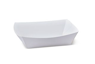 2 FOOD TRAYS SMALLWHT (P370S0001/CATR2W) (250/1000)