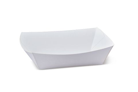 2 FOOD TRAYS SMALLWHT (P370S0001/CATR2W) (250/1000)