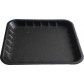 5x5 BLACK SHALLOW FOAM TRAYS (125/1000)