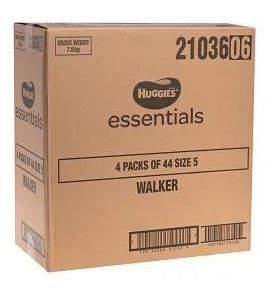 HUGGIES ESSENTIALS NAPPY WALKER (13-18KG) 44X4