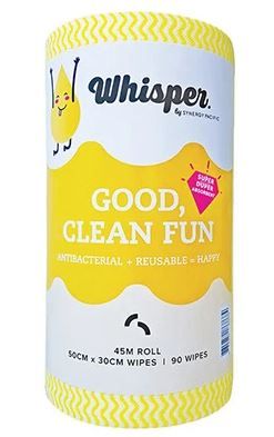 YELLOW WIPES ON A ROLL