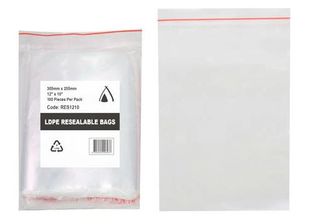 PRESS SEAL BAGS - 250X300MM (RES1012)