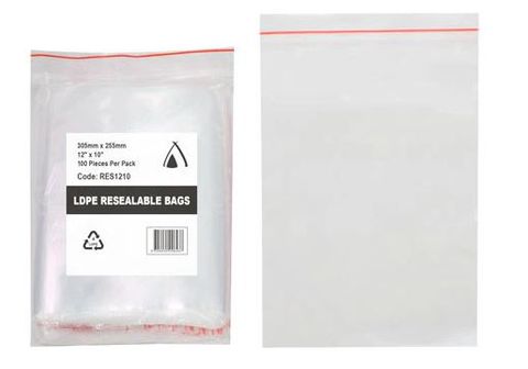 PRESS SEAL BAGS - 250X300MM (RES1012)