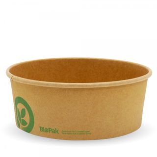 EXTRA LARGE KRAFT PLA LINED BOWL 1300ML (50/200)