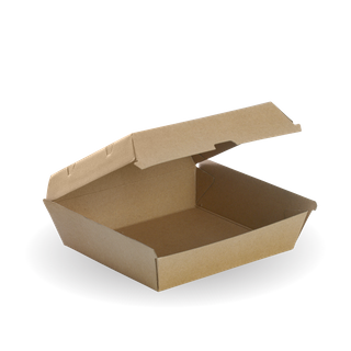 BIOBOARD DINNER BOX BROWN (50/150)