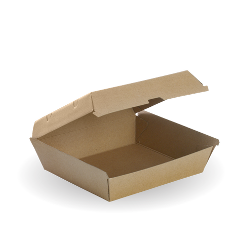 BIOBOARD DINNER BOX BROWN (50/150)