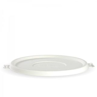 LID WHT FLAT  BIOCANE BOWL 24-40 (50/400)