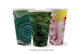 BIOHOT CUP D/WALL ART SER 16OZ (40/600)