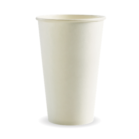 BIOHOT CUP S/WALL WHITE 16OZ (50/1000)