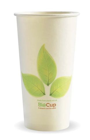 BIOHOT CUP S/WALL LEAF 20OZ (25/500)