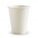 BIOHOT CUP 80MM S/WALL WHT 8OZ (50/1000)