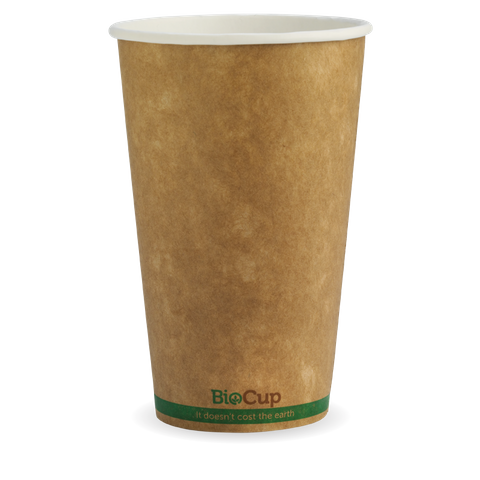 BIOHOT CUP S/WALL KRAFT 16OZ (50/1000)