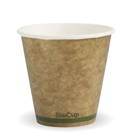 BIOHOT CUP 90MM S/WALL KRFT 8OZ(50/1000)