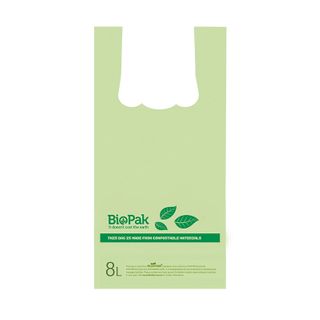 BIOPLASTIC SINGLET BAGS 8LT (2000)