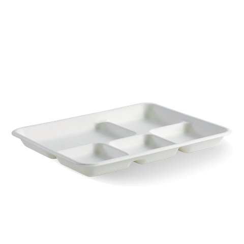 BIOCANE TRAY 5 COMPARTMENT WHT  (125/500)