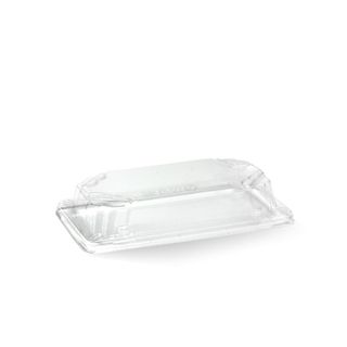 LID PLA BIOCANE SUSHI TRAY SMALL (50/600)