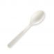 BIOCUTLERY PLA TSPOON WHT 4'' (100/2000)