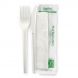 BIOCUTLERY PLA COMBO KFN WHT  (250)