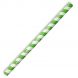 BIOSTRAW JUMBO GREEN/WHT STRIPED (100/2500)