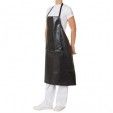 APRON PVC BLACK BIB STYLE