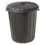 BIN-75LT BLK GARBAGE W/LID