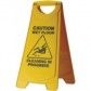 SIGN-CAUTION WET FLOOR CLEAN IN PROGRESS