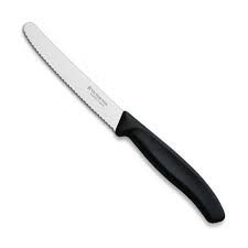6.7833 VICTX STEAK KNIFE RND TIP BLACK