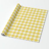 1/2 CUT LUNCHWRAP - CHECKERED YELLOW