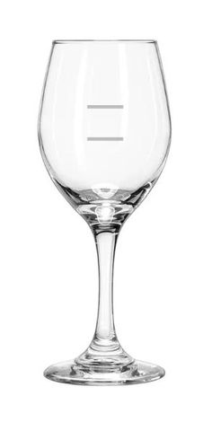 PERCEPTION WINE GLASS 325ML D/POUR LINE