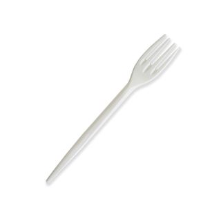MED DUTY 6.5" CPLA FORK WHITE (100/1000)(CP-FMW)