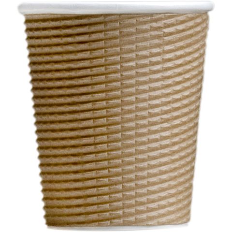 8OZ TRIPLE WALL CUP BROWN (PA-8HB)