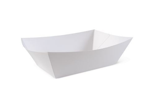 TRAY 348OZ WHITE OVAL (50/300) (N298S0001)