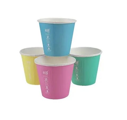 8OZ SINGLE WALL ECO CUP PASTEL (50/1000)(SW08PASTEL-ECO)