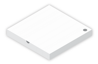 PIZZA BOX 12'' PLAIN (100)