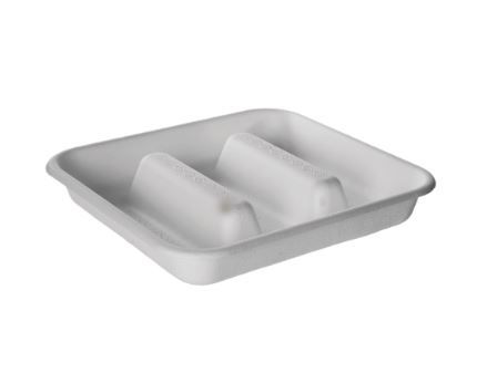 TACO TRAY 7IN COMP SQUARE 3 comp (N024S0398) (50/300)