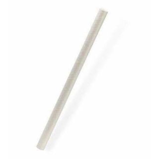 PLA WHITE JUMBO STRAW 200MM (100)  2000/CTN  (RB-S08)